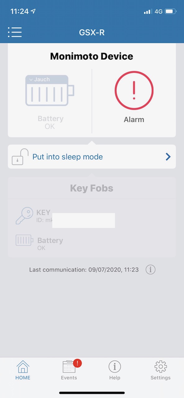 MoniMoto Alarm Mode